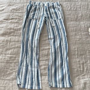 Linen, flowy beach pants